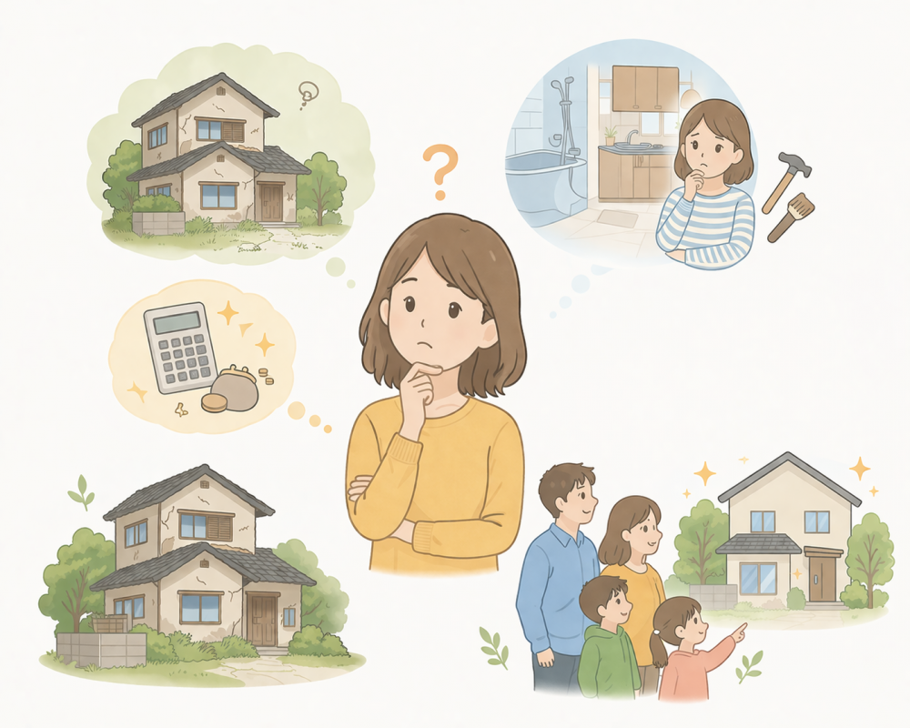 家の売却やリフォーム、住み替えで悩む方向けの不動産相談会イメージ