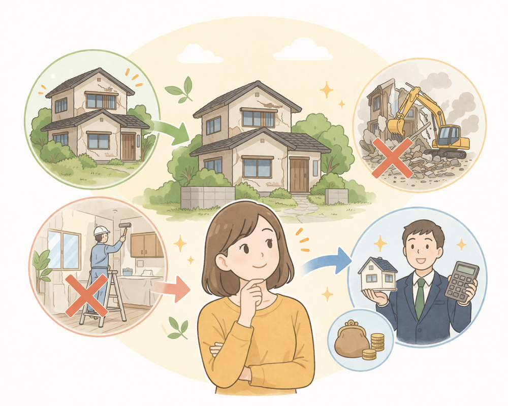 家の売却やリフォーム、住み替えで悩む方向けの不動産相談会イメージ