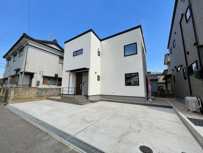 新潟市中央区女池の新築建売住宅の外観|3LDK・駐車3台可能なファミリー向け住宅