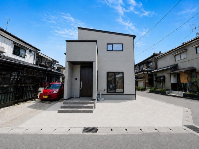 新潟市東区上木戸の新築建売住宅の外観写真
