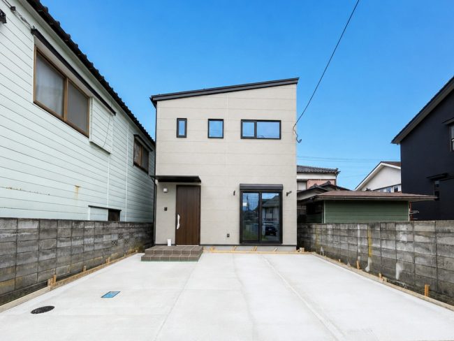 新潟市中央区沼垂西の3LDK新築建売住宅の外観